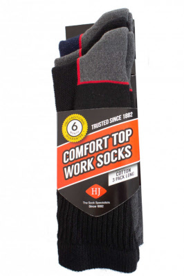HJ11. Comfort Top Cotton Work Sock. Size. 11 --13. | HJ11 cotton ...